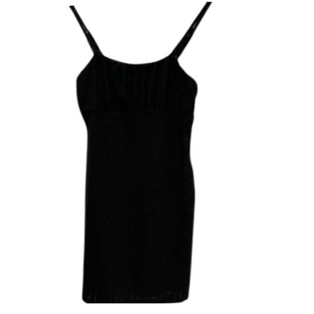 LOVE TREE black mini dress sz S empire NEW Whimsigoth dark grunge fitted